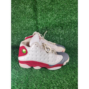 Size 12- Air Jordan 13 Retro Grey Toe Basketball Sneakers Shoes
